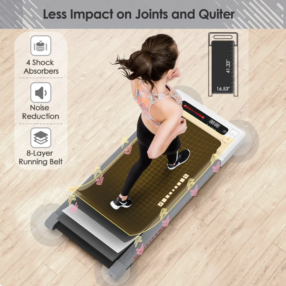 FreedomStride Portable Mini Treadmill